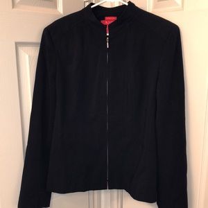 Stretch A-Line black jacket.
